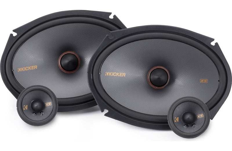 Kicker 48KSS269 KS Series 6"x9" component speaker system