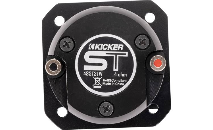 Kicker 49ST3TW ST-Series single 1" aluminum dome bullet tweeter — designed for SPL-level competition