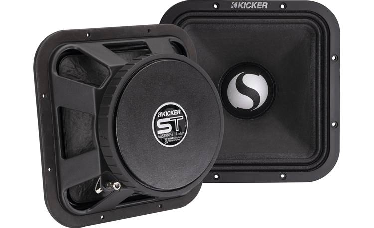 Kicker 49ST9MR8 ST-Series 9" midrange speakers (8-ohm) designed for SPL-level competition