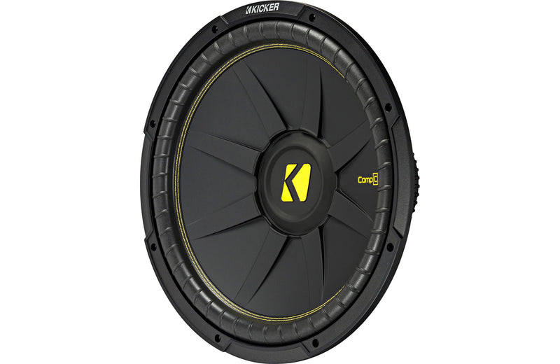 Kicker 44CWCD154  CompC 15-Inch (38cm) Subwoofer, DVC, 4-Ohm, 600W - Bass Electronics