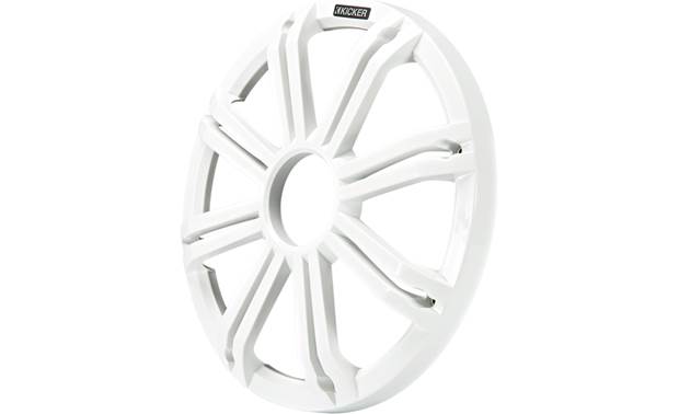 Kicker 45KMG12W KMG12 12-Inch (30cm) Grille for KM12 and KMF12 Subwoofer, LED, White - Bass Electronics