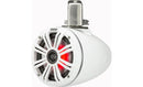 Kicker 45KMTC65W KMTC65 (165mm) Loaded Marine Cans with 45KM654L speaker pair; white grill on white can - Bass Electronics