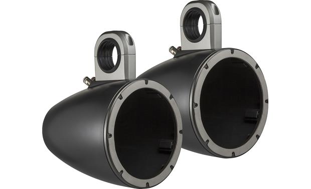 Kicker 43KMTES8B KMTES8 Tower Enclosures for 8-Inch (200mm) Drivers, Pair, Black - Bass Electronics