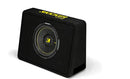 Kicker 44TCWC104 CompC 10-Inch (25cm) Sub in Thin Profile Enclosure, 4-Ohm, 300W - Bass Electronics