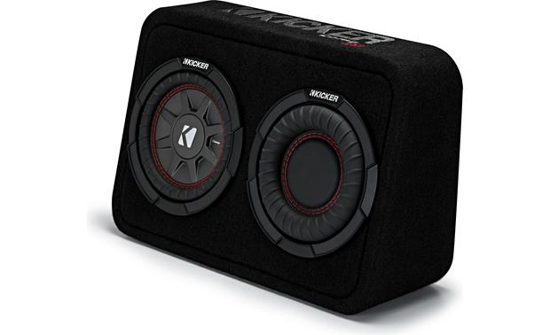 Kicker 43TCWRT672 CompRT 6.75-Inch (165mm) Subwoofer in Thin Profile Enclosure, 2-Ohm, 150W - Bass Electronics