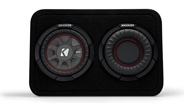 Kicker 43TCWRT672 CompRT 6.75-Inch (165mm) Subwoofer in Thin Profile Enclosure, 2-Ohm, 150W - Bass Electronics