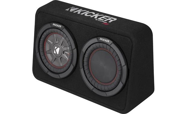 Kicker 43TCWRT82 CompRT 8-Inch (20cm) Subwoofer in Thin Profile Enclosure, 2-Ohm, 300W - Bass Electronics