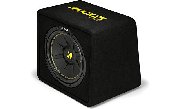 Kicker 44VCWC122 CompC 12-Inch (30cm) Sub in Vented Enclosure, 2-Ohm, 300W - Bass Electronics