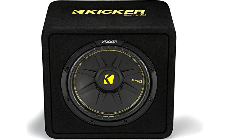 Kicker 44VCWC124 CompC 12-Inch (30cm) Sub in Vented Enclosure, 4-Ohm, 300W