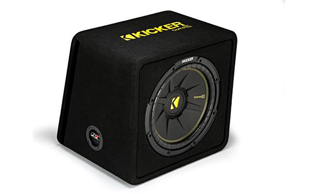 Kicker 44VCWC124 CompC 12-Inch (30cm) Sub in Vented Enclosure, 4-Ohm, 300W - Bass Electronics