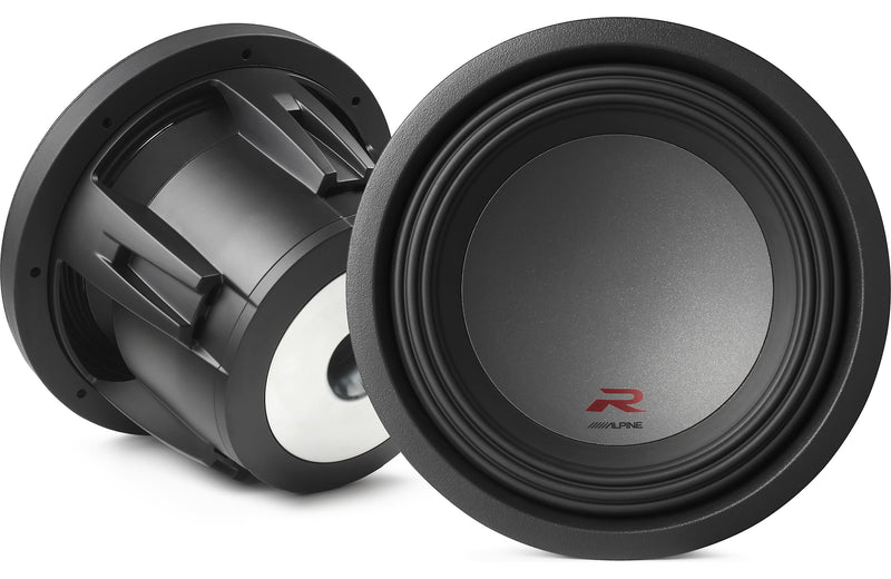 Alpine R-W10D2 R-Series 10" subwoofer with dual 2-ohm voice coils - Bass Electronics