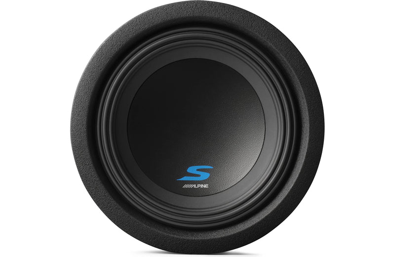 Alpine S-W8D4 S-Series 8" subwoofer with dual 4-ohm voice coils - Bass Electronics