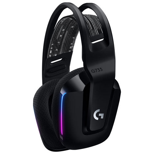 Logitech G733 LIGHTSPEED RGB Wireless Gaming Headset - Black - Bass Electronics