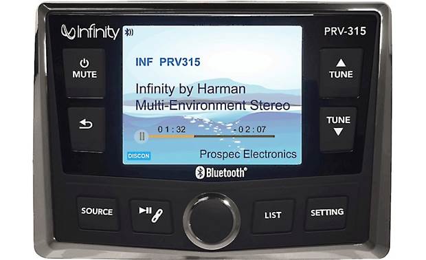 Infinity INFPRV315.2 AM/FM/USB/AUX/WB/BT stereo receiver - Bass Electronics