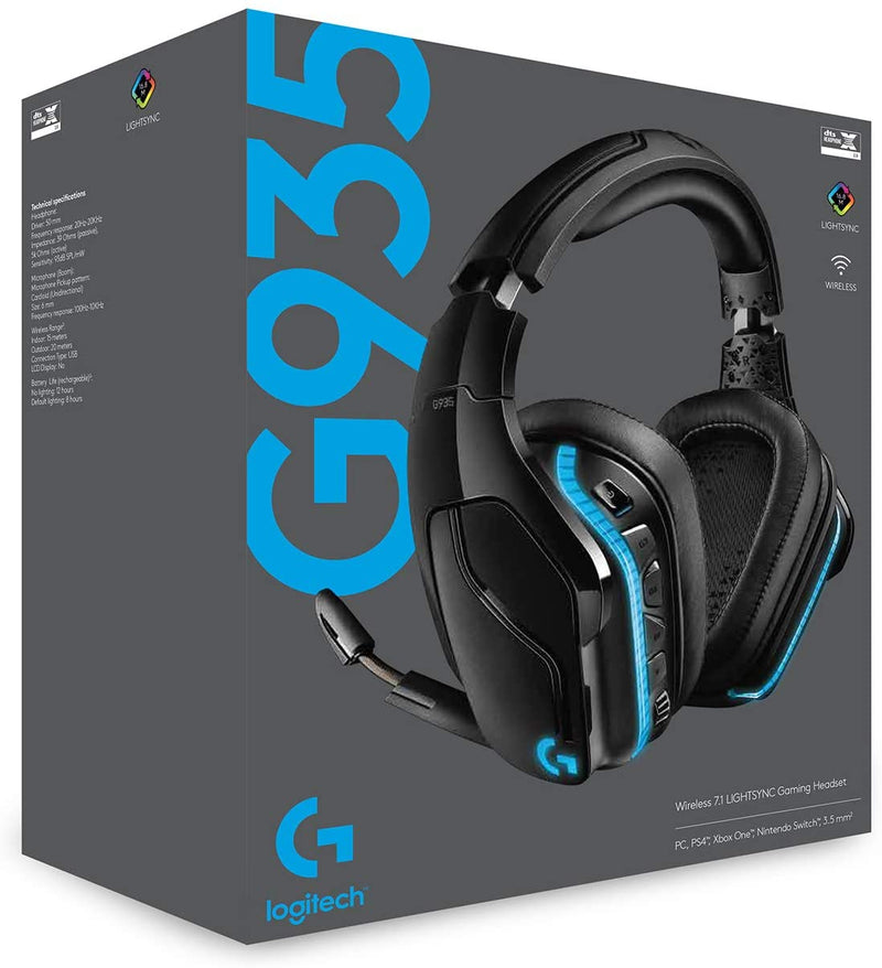 Logitech G935 RF Wireless Gaming Headset with Microphone