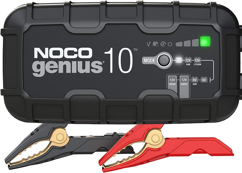 Noco Genius 10 Smart Battery Charger + Maintainer - Bass Electronics