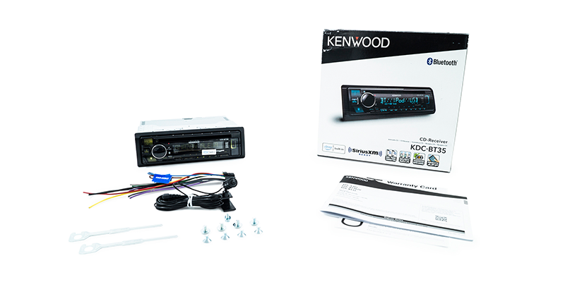 Kenwood KDC-BT35 Single Din CD/USB/AUX/ Bluetooth Audio Receiver