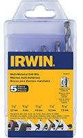 Irwin Industrial Multi-Material Bit 5Pc Set - Bass Electronics