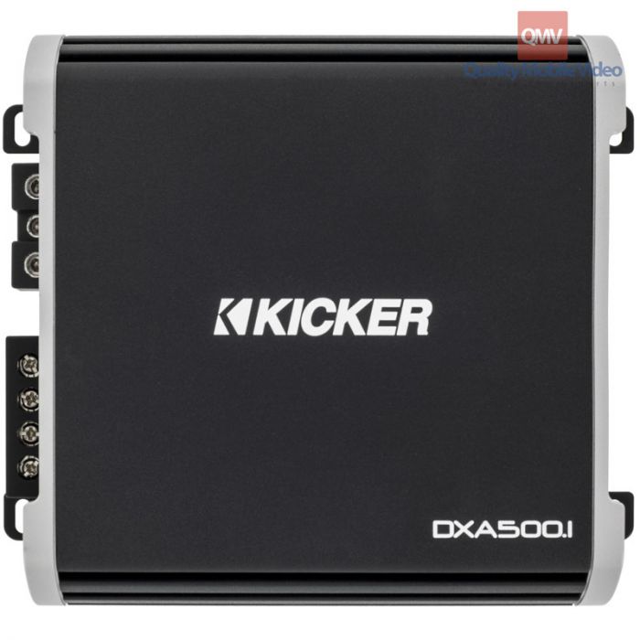 Kicker Mono subwoofer amplifier — 500 watts RMS x 1 at 2 ohms - Bass Electronics