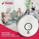Kidde 120 V AC Wireless Talking Smoke & Carbon Monoxide Alarm with 10-Year Sealed Battery Backup P4010ACSCO-WCA - Bass Electronics