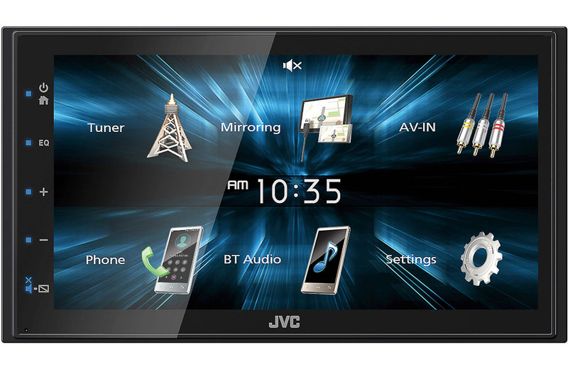 JVC KW-M150BT 2-DIN Digital Media Receiver/Radio Tuner - Bass Electronics
