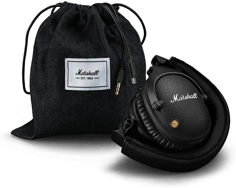 Marshall Monitor II Over-Ear Noise Cancelling Bluetooth Headphones - Black - Bass Electronics