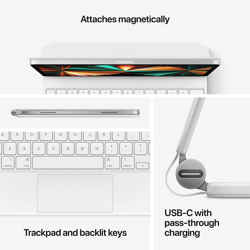 Apple Magic Keyboard for iPad Pro 12.9" (6th/5th Gen) - White - English