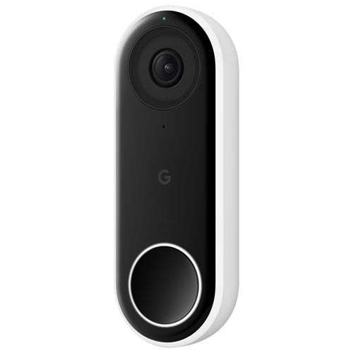Google Nest Doorbell (Wired) Wi-Fi Video Doorbell - Black/White - Bass Electronics