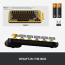 Logitech POP Keys Bluetooth Mechanical Keyboard - Yellow/Black - English - Bass Electronics