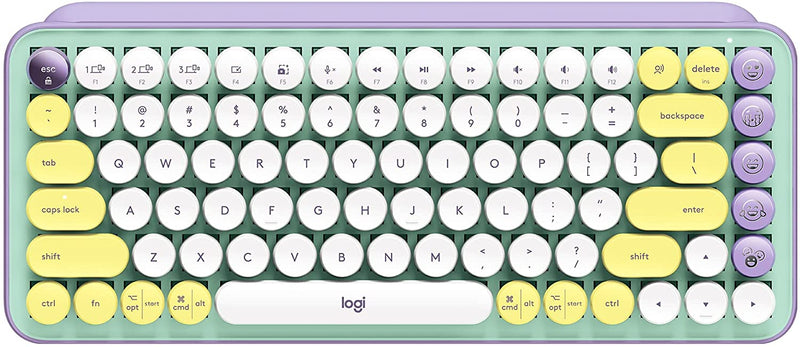 Logitech POP Keys Bluetooth Mechanical Keyboard - Daydream Mint - English - Bass Electronics