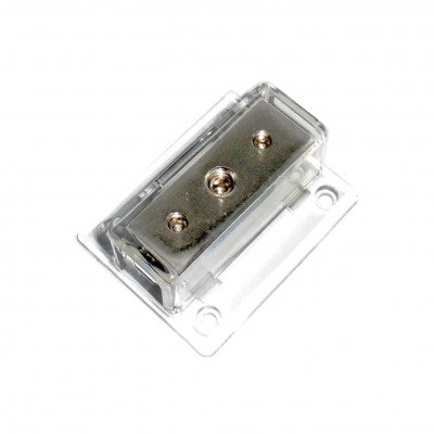 PPA 0/2/4 Gauge in 4/8/10 Gauge Out 2 Way Amp Copper Power Distribution Block for Car Audio Splitter - Bass Electronics