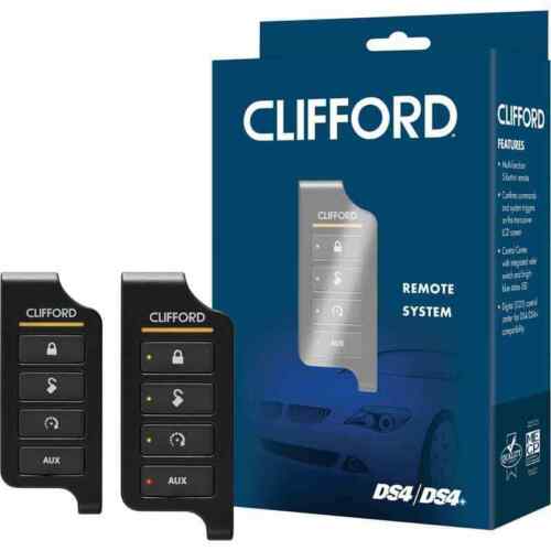 Clifford D9857X 2-Way 5 Button Led Remote Start/RF Kit For DS4/4+ Dei Security - Bass Electronics