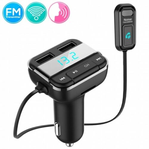 Pyle PBT91 Cigarette Lighter Bluetooth FM Radio Transmitter, Wireless Car Music - Bass Electronics