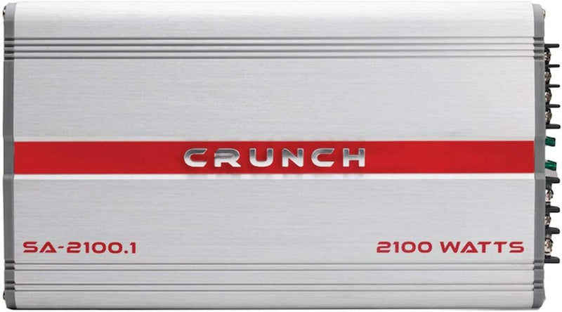 Crunch SA-2100.1 Mono Block Subwoofer Amplifier 2100 Watts - Bass Electronics