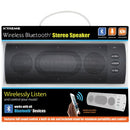 Wireless Bluetooth Speaker with Microphone Stereo Black (vf) - Bass Electronics
