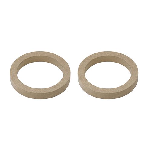 InstallBay MDF Speaker Rings (8" Dia. x 3/4" Thick - Pair) - Bass Electronics
