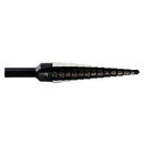 Step Drill Bit, Hss, 2 Sizes, 7/8-1-1/8 in. - Bass Electronics