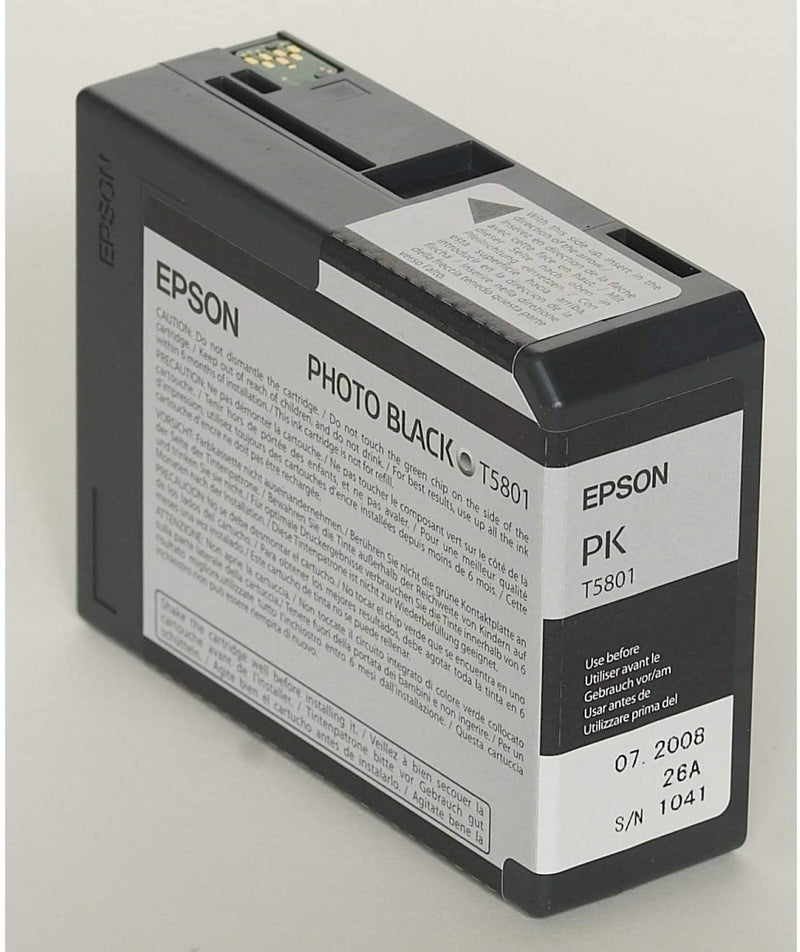 Epson UltraChrome K3 Photo Black Ink Cartridge -Photo Black -Inkjet -1 Each - Bass Electronics