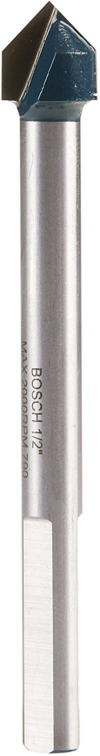 Roll over image to zoom in Bosch GT600 1/2-Inch Carded Glass and Tile Bit - Bass Electronics