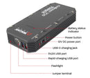 Wagan Tech - iOnBoost V10 TORQUE 12,000 mAh Portable Charger and Jump Starter - Black - Bass Electronics