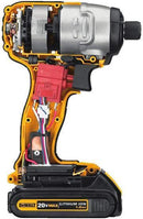 DEWALT DCF885C2 20-Volt Max Lithium Ion 1/4-Inch 1.5 Ah Impact Driver Kit… - Bass Electronics